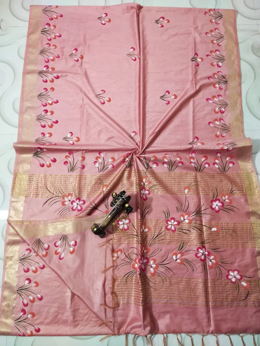 Lightweight Kota Silk Saree – Artisan Woven Elegance